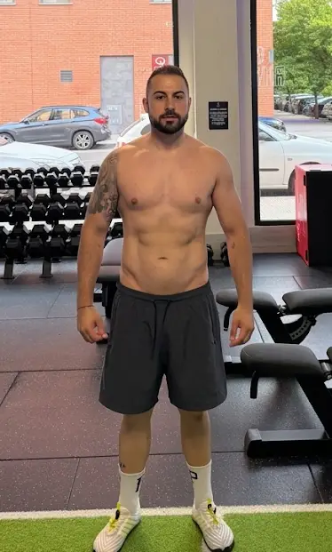 Pablo despues de aplicar su metodo de nutricion